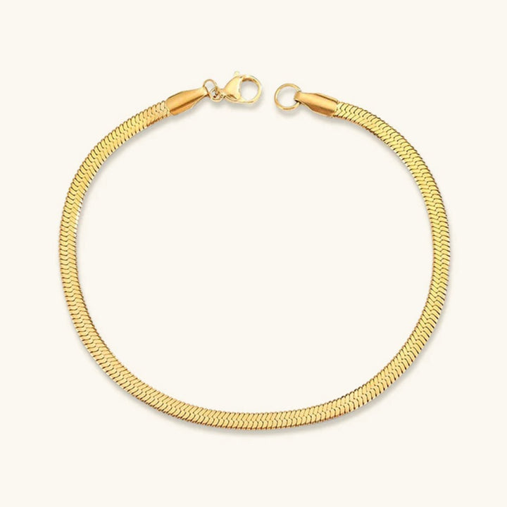 Valerie Gold Herringbone Bracelet