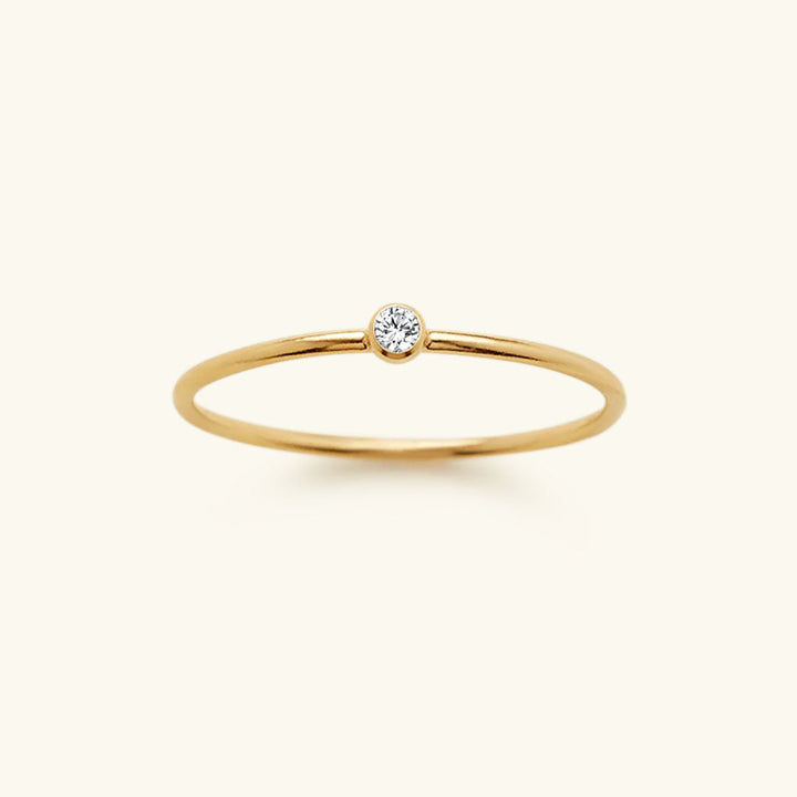 Angelina Birthstone Stacker Ring