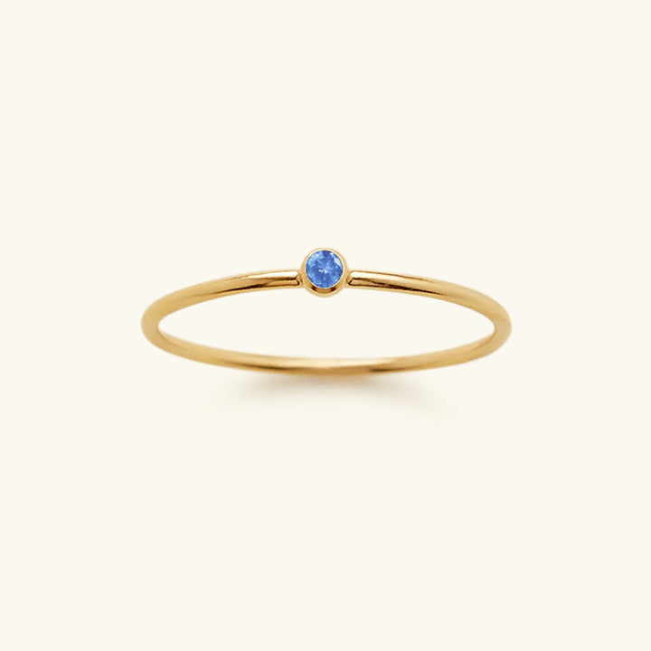 Angelina Birthstone Stacker Ring