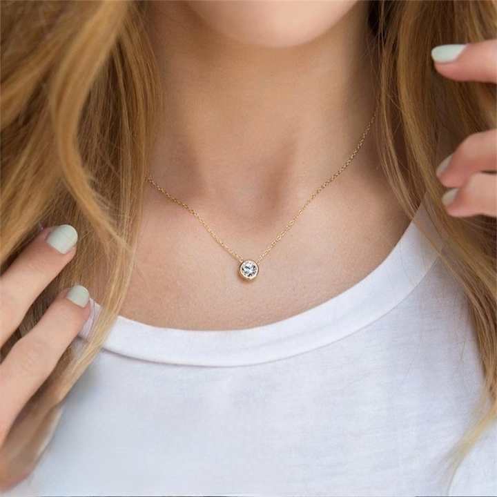 Angelina Birthstone Necklace